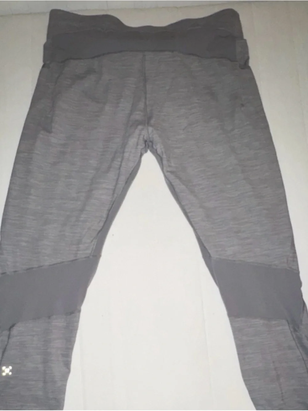 lululemon athletica Light Gray Capris